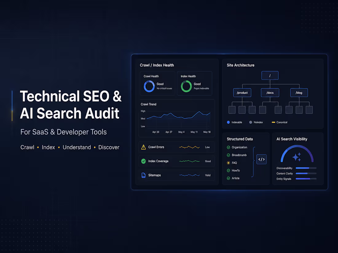Cover image for Technical SEO & AI Search Audit for SaaS