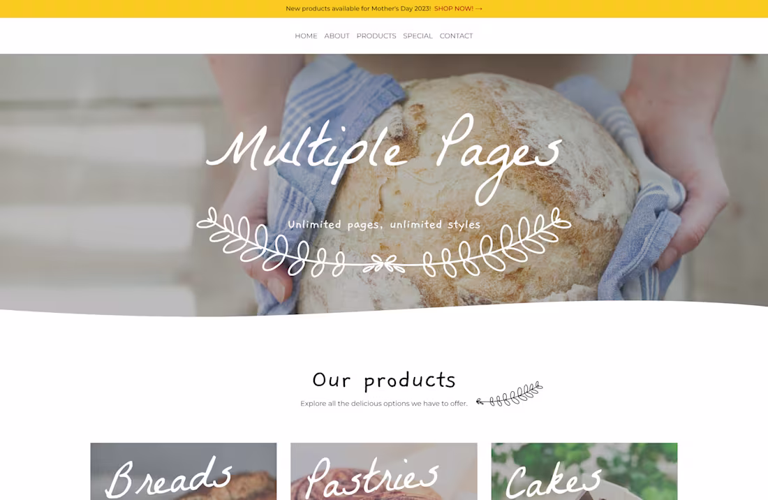 Cover image for Multi-page website