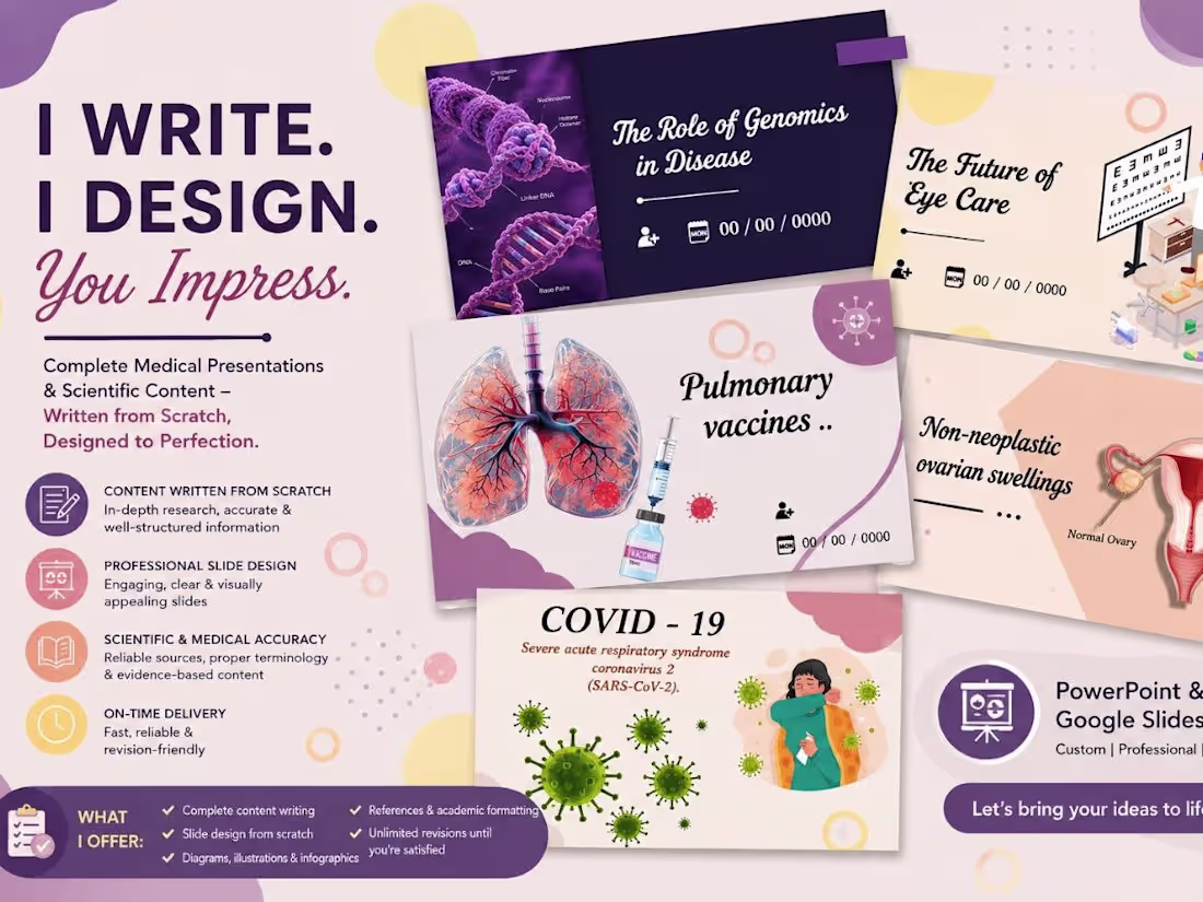 Cover image for I create medical and scientific