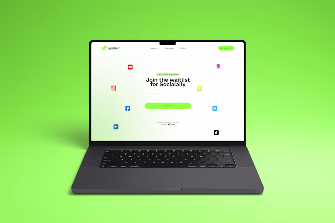 Cover image for Waitlist Page design💯