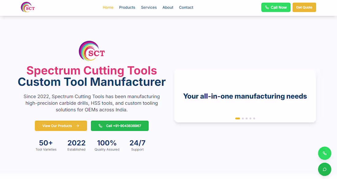 Cover image for Developed a professional industrial website