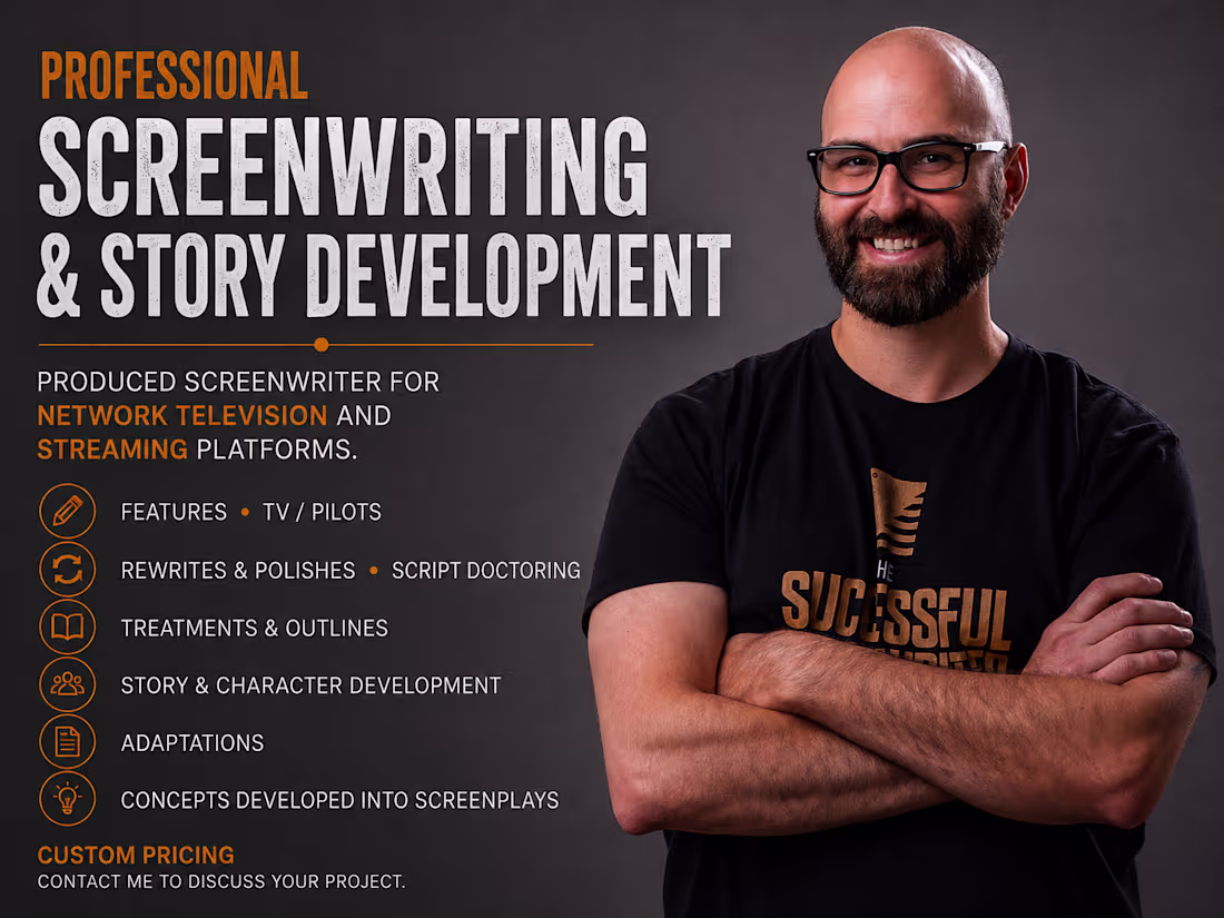 Cover image for Professional Screenwriting & Story Development
