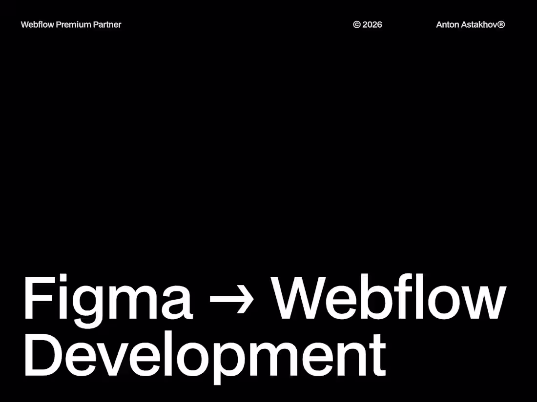 Cover image for Figma to Webflow