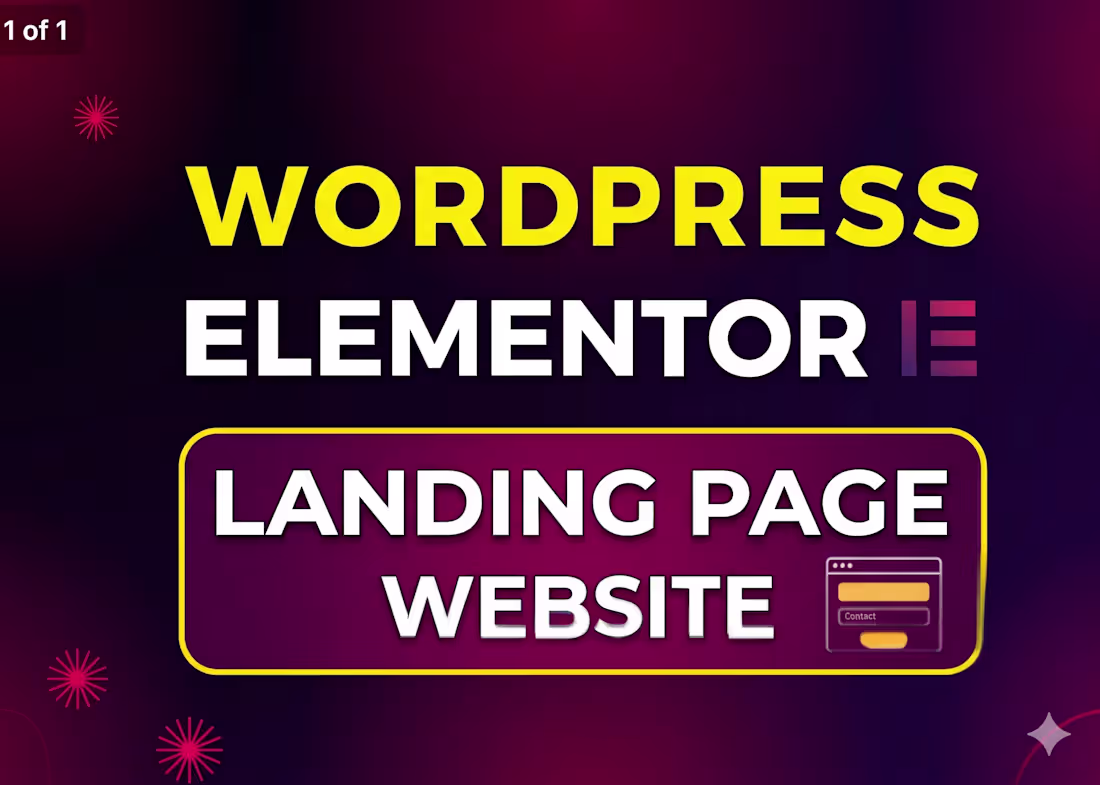 Cover image for Create a High-Converting WordPress Landing Page with Elementor