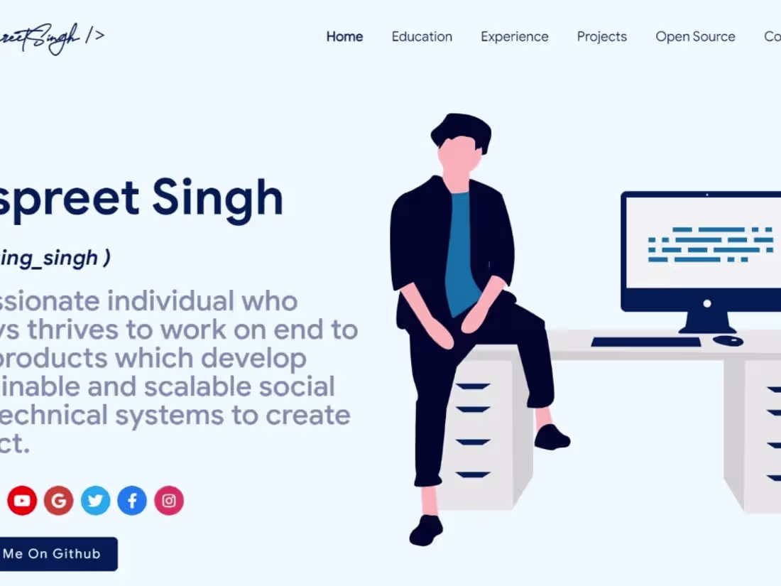 Cover image for Jaspreet Singh Portfolio