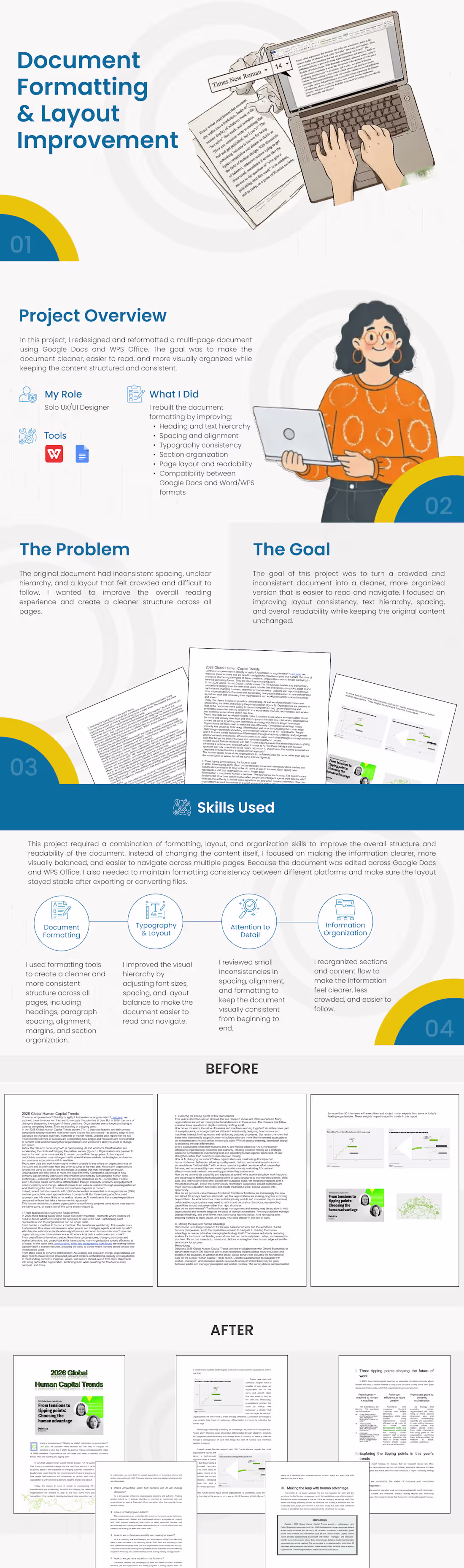 Cover image for Document Formatting & Layout Improvement