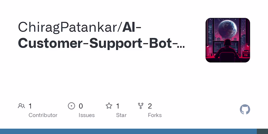 Cover image for AI Customer Support Bot - MCP Server Development
