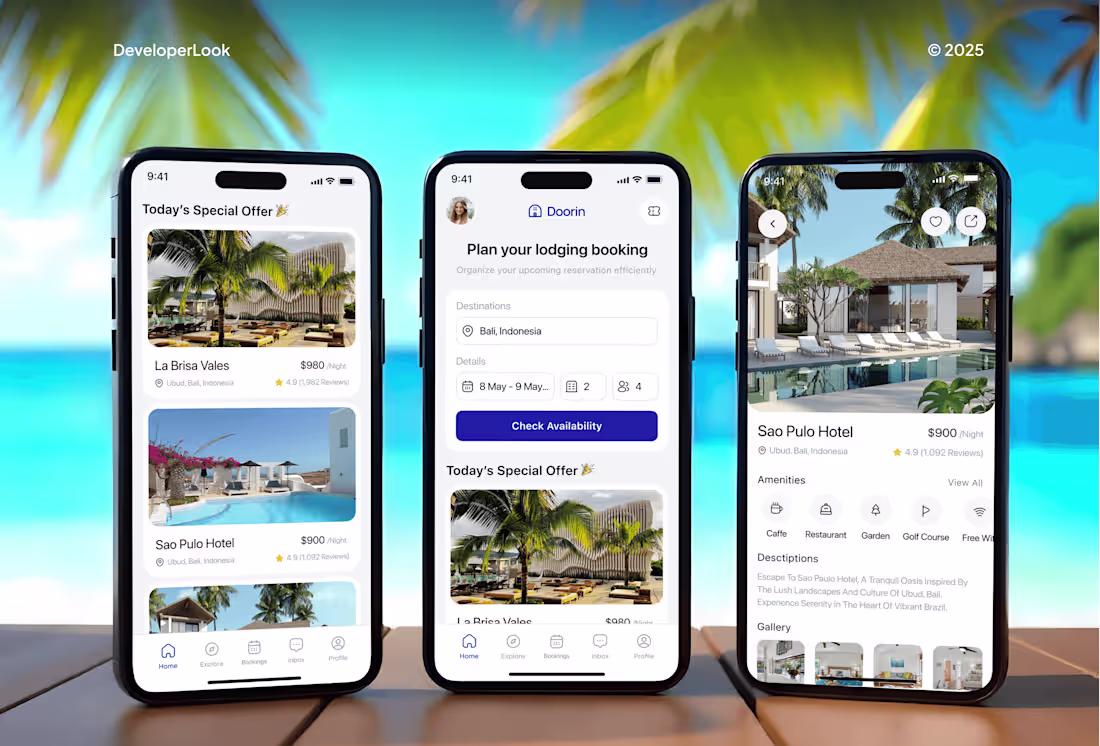 Cover image for Vacation App & Dashboard Ui/Ux Design & Development