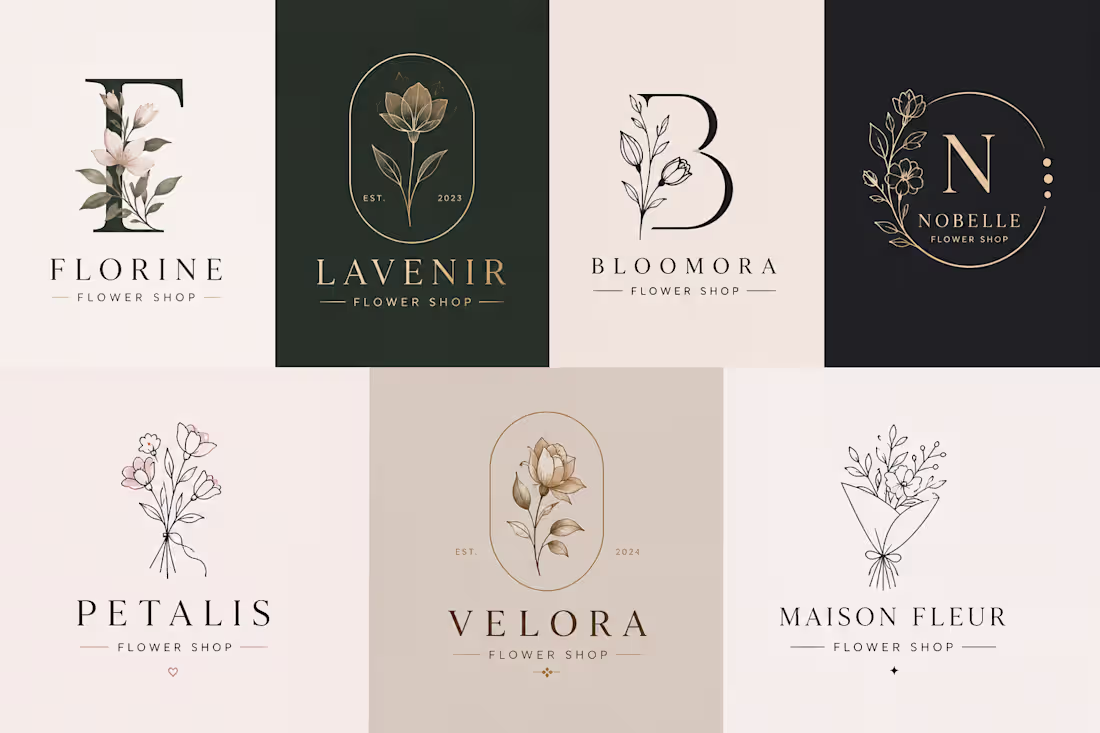 Cover image for Exclusive logo design for a flower shop