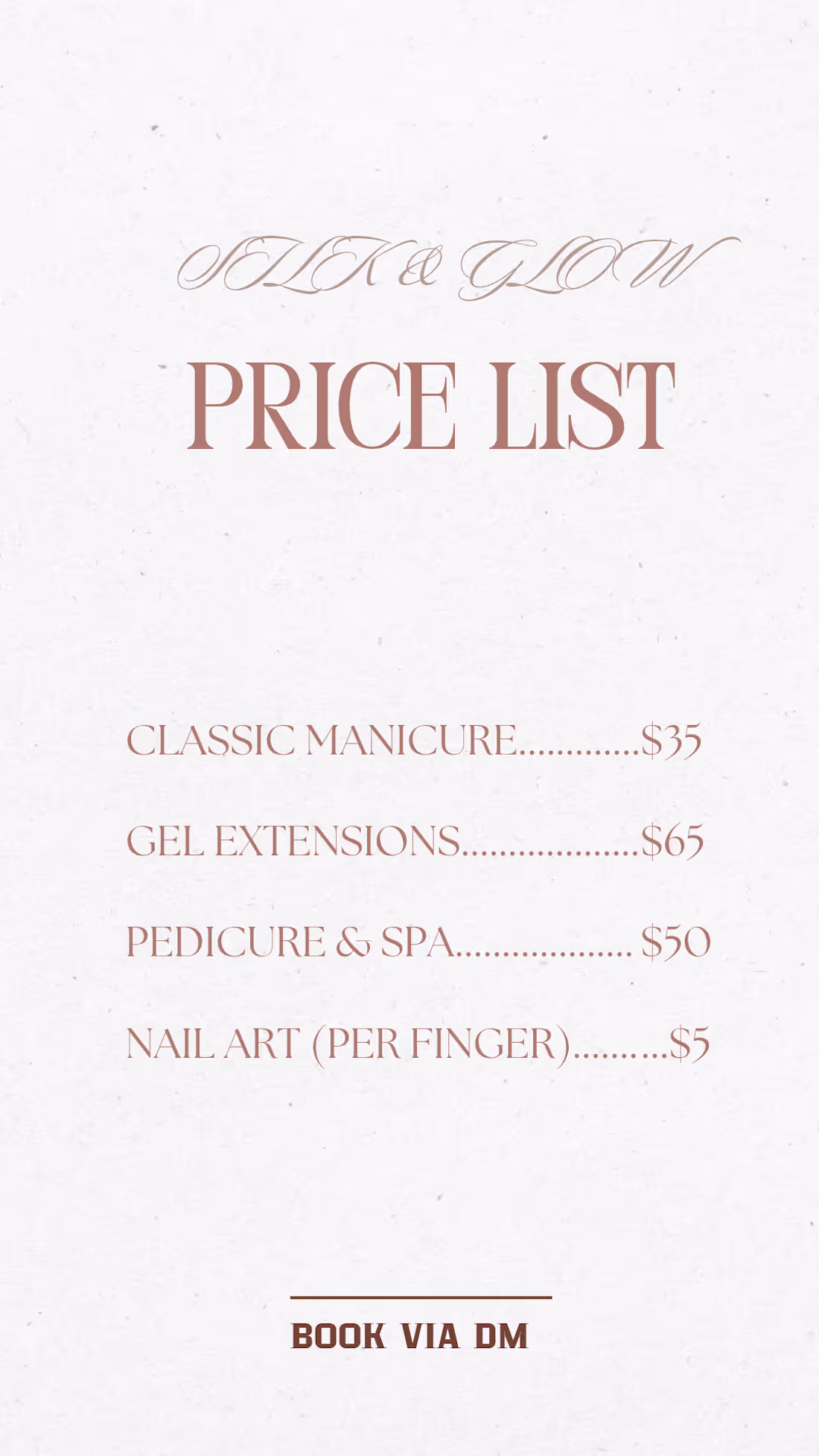Cover image for Aesthetic Price List and Menu Design in Canva