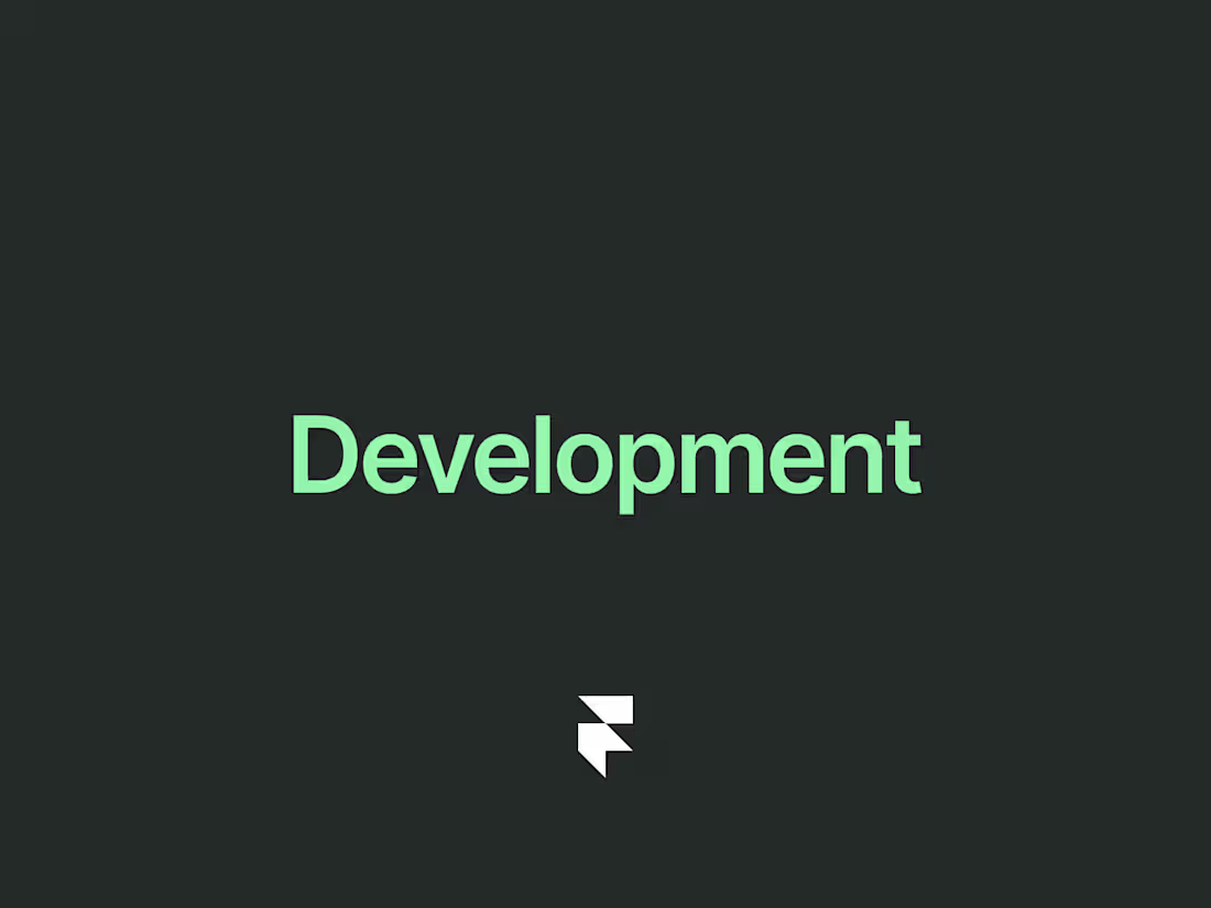 Cover image for Web Development (Framer)