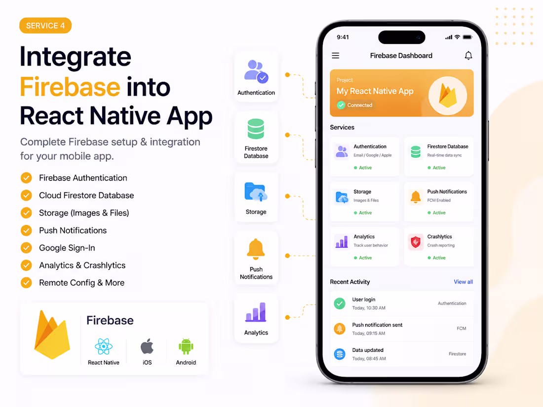 Cover image for Integrate Firebase into React Native App