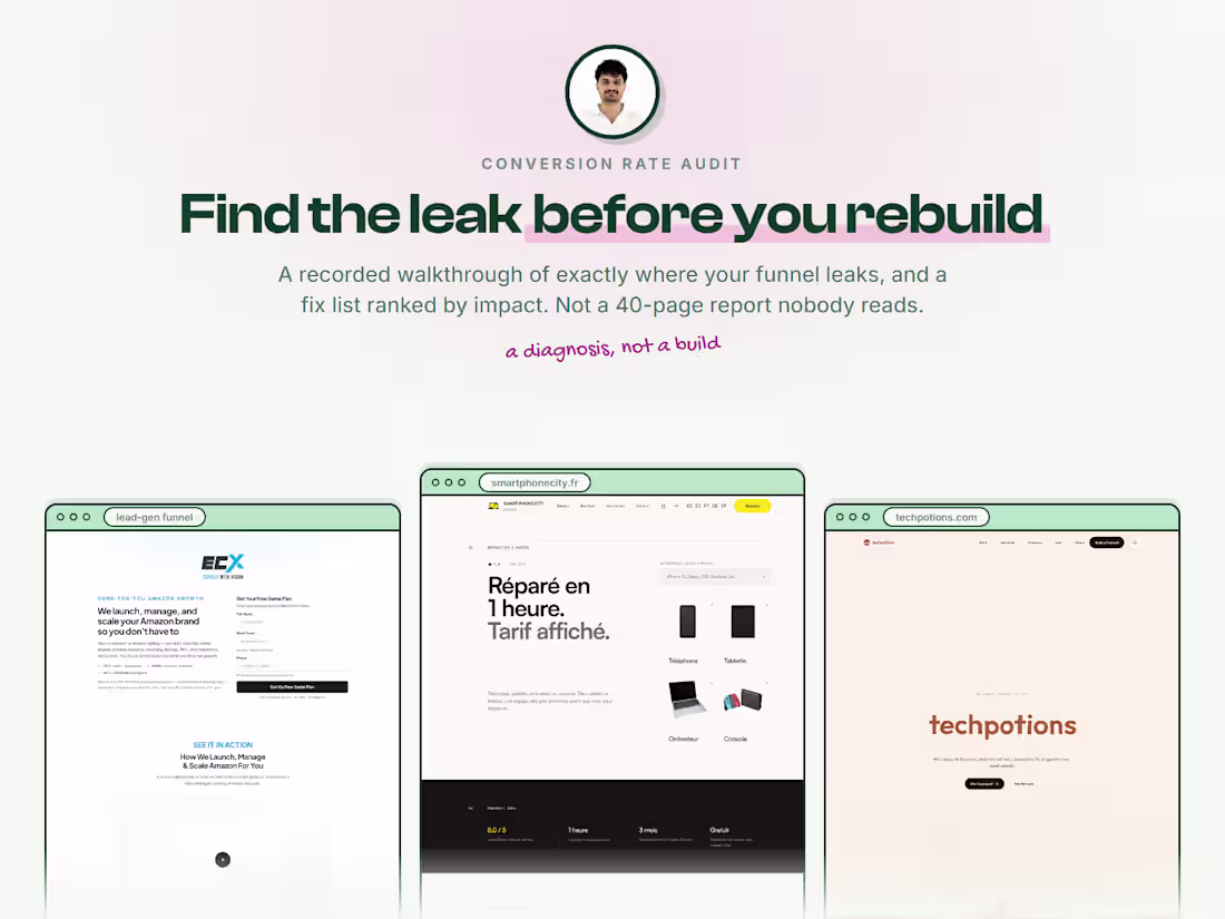 Cover image for Funnel & Landing Page Audit