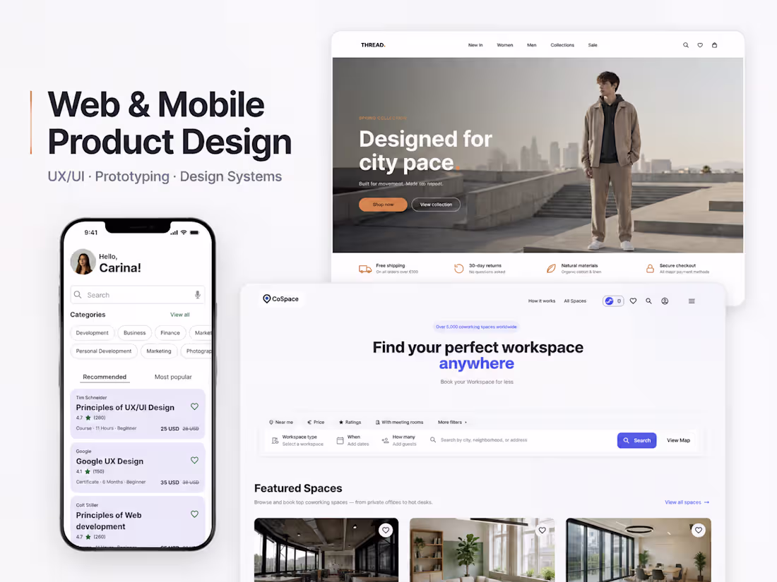 Cover image for Web & Mobile Product Design