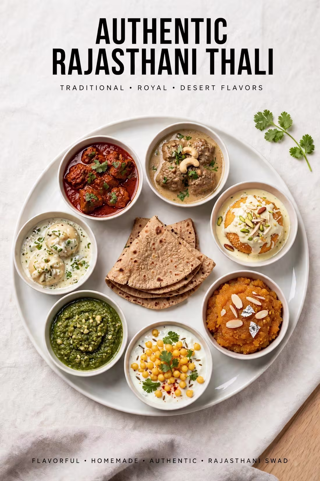 Cover image for Authentic Rajasthani Thali - Modern