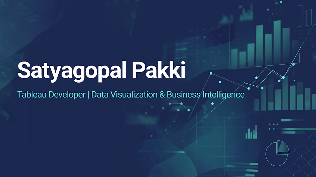 Cover image for Tableau Dashboard Design & Sales Data Visualization