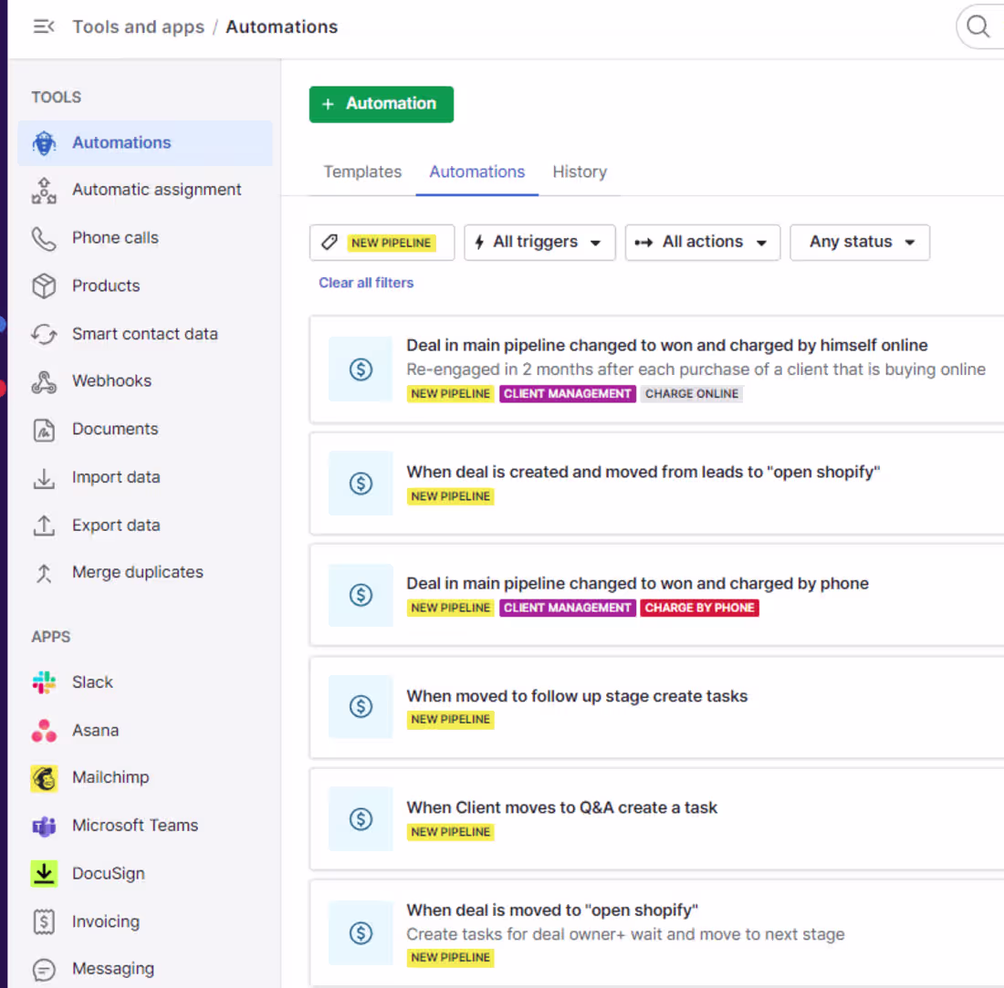 Cover image for Online Store in Pipedrive CRM
I