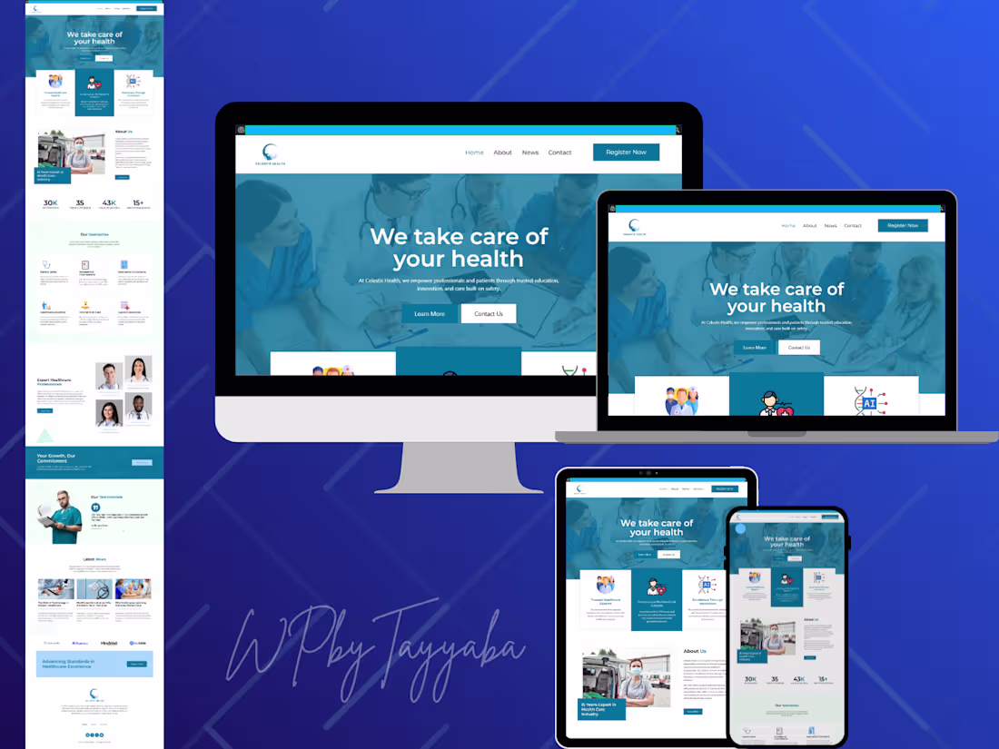 Cover image for Website Design & Content Development for Celestis Health