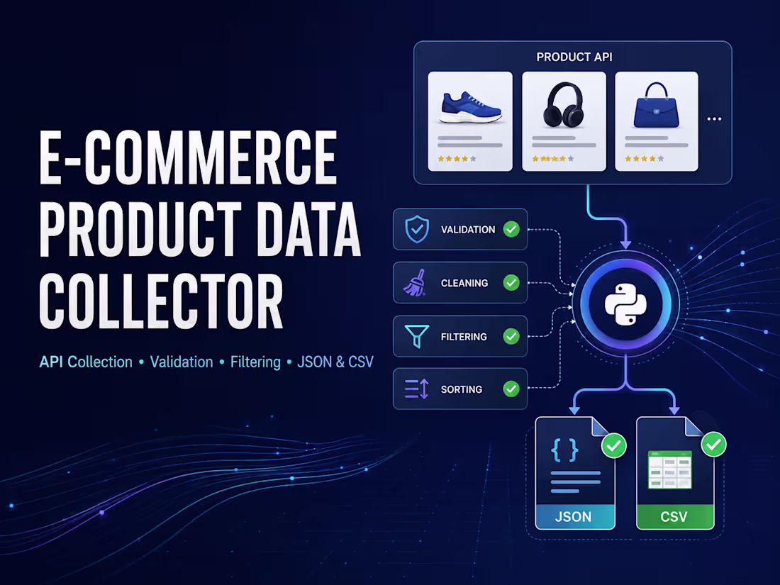 Cover image for E-Commerce Product Data Collector