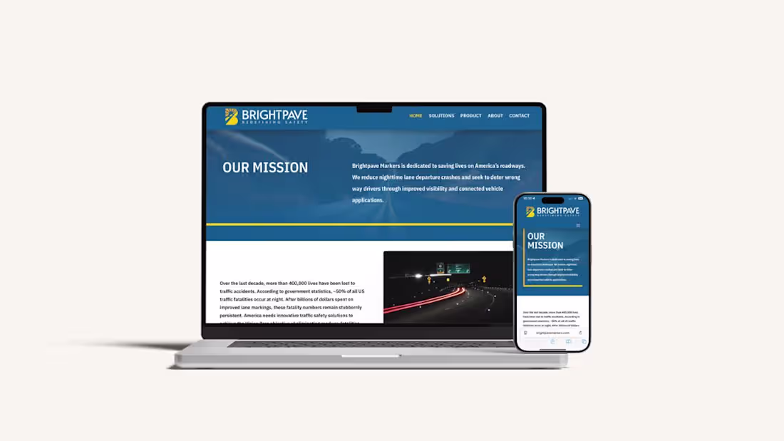Cover image for Brightpave Markers Website Design and Development