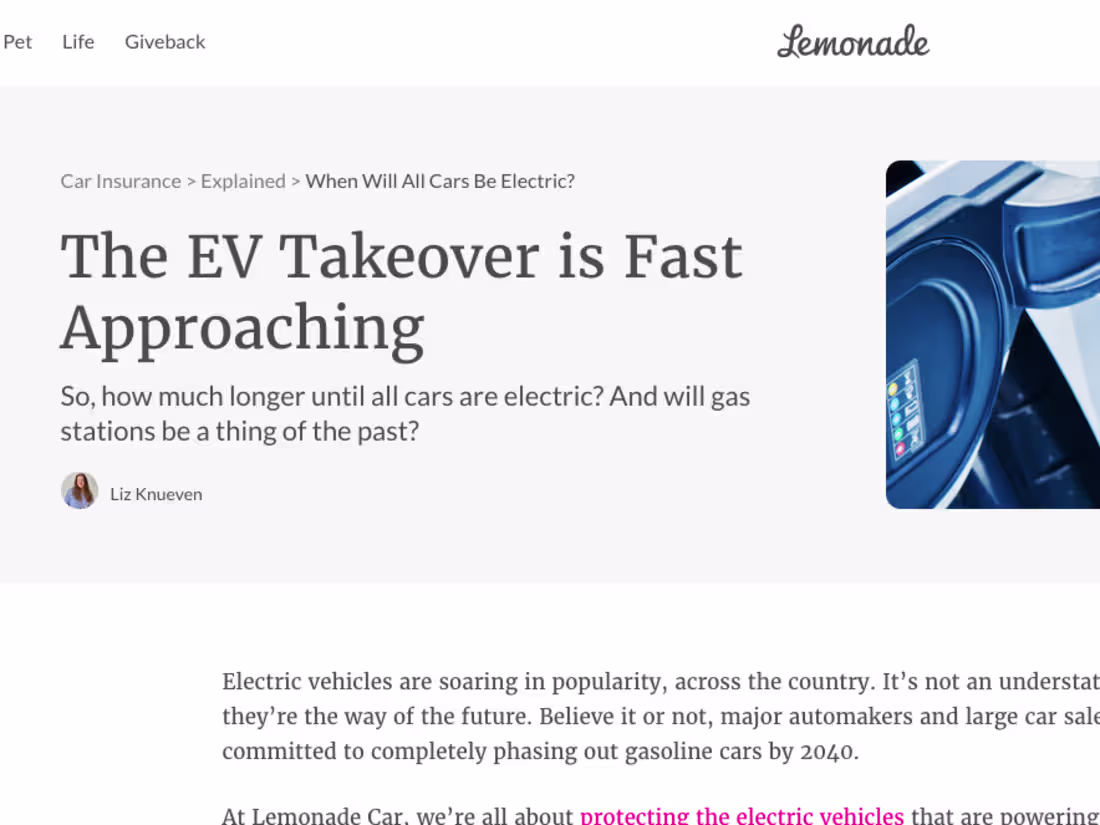 Cover image for Wrote this content marketing blog piece for fintech Lemonade...