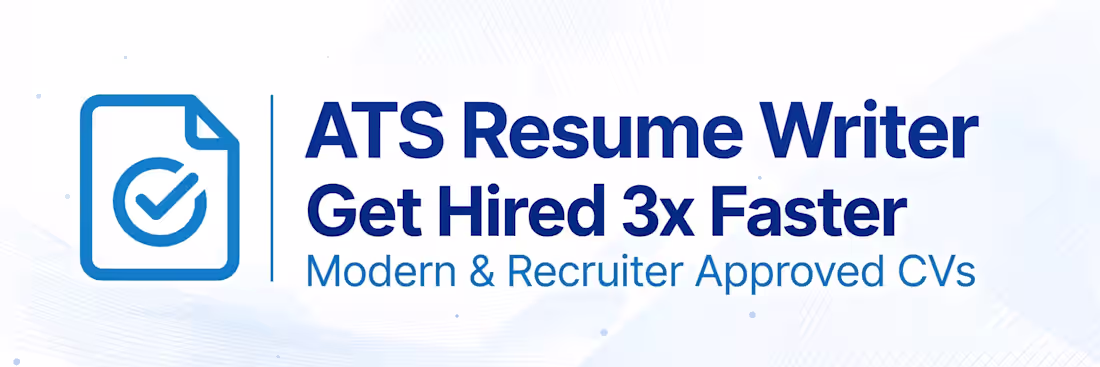 Cover image for ATS Resume + Cover Letter / Modern & ATS Design 