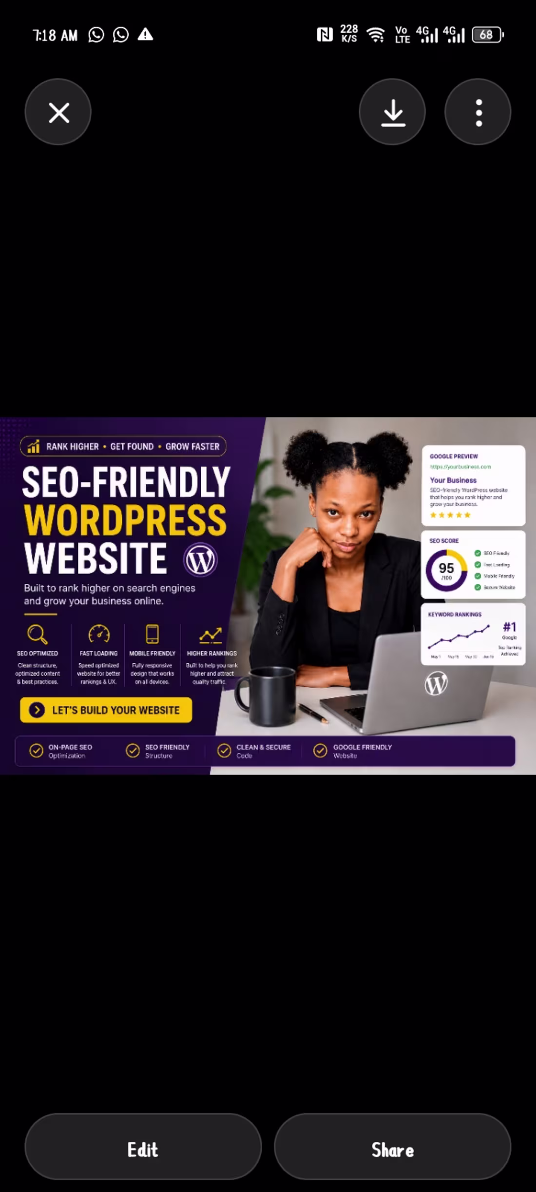 Cover image for SEO-Friendly WordPress Website | Fast, Optimized & Search-Ready