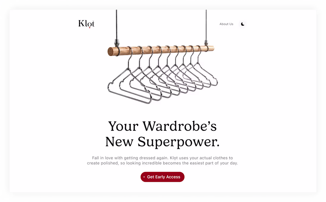 Cover image for Klọt is an AI-powered wardrobe