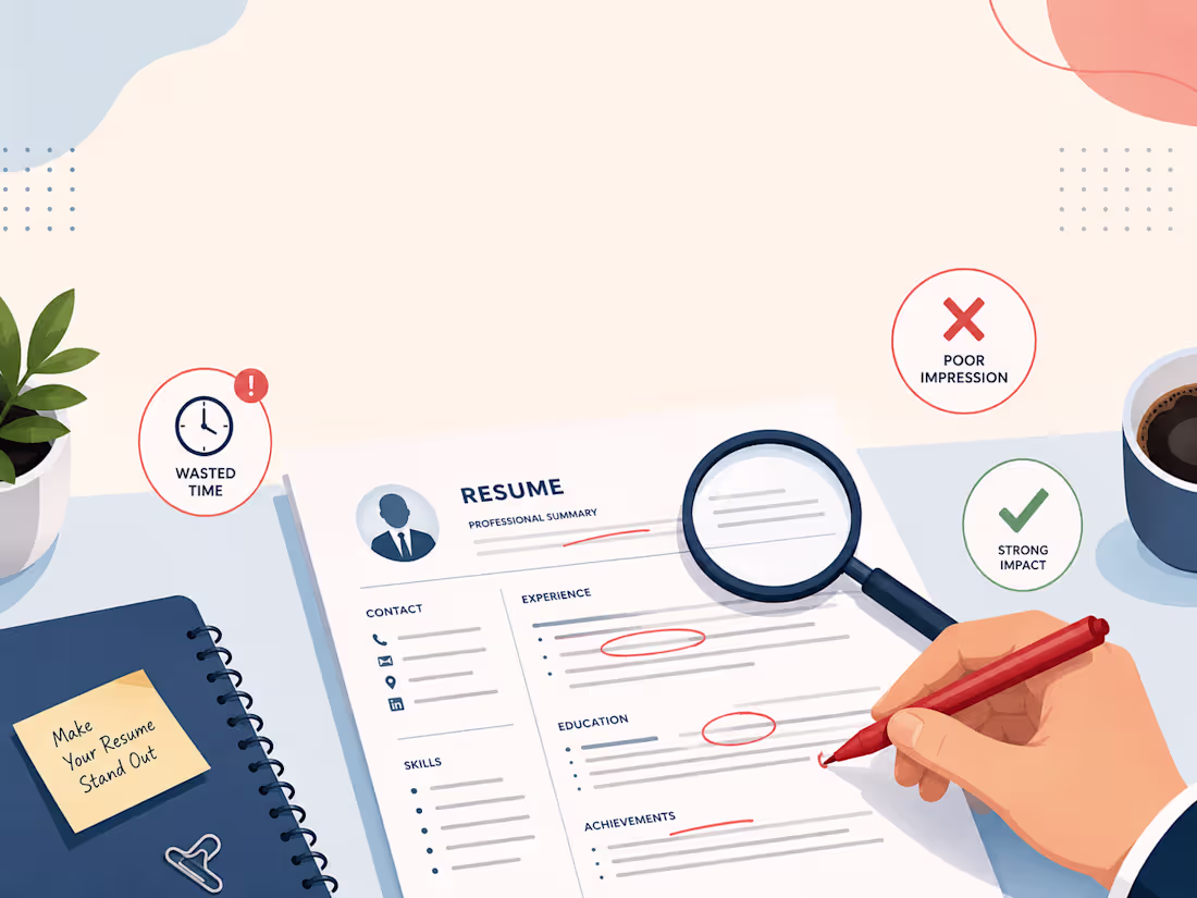 Cover image for The resume mistakes I see