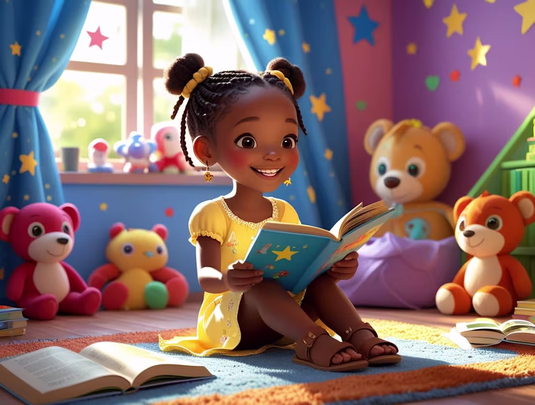 Cover image for A vibrant collection of 3D children’s illustrations inspired...