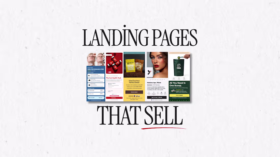 Cover image for I’ll build you a Landing Page for your Ecom Brand in Replo.