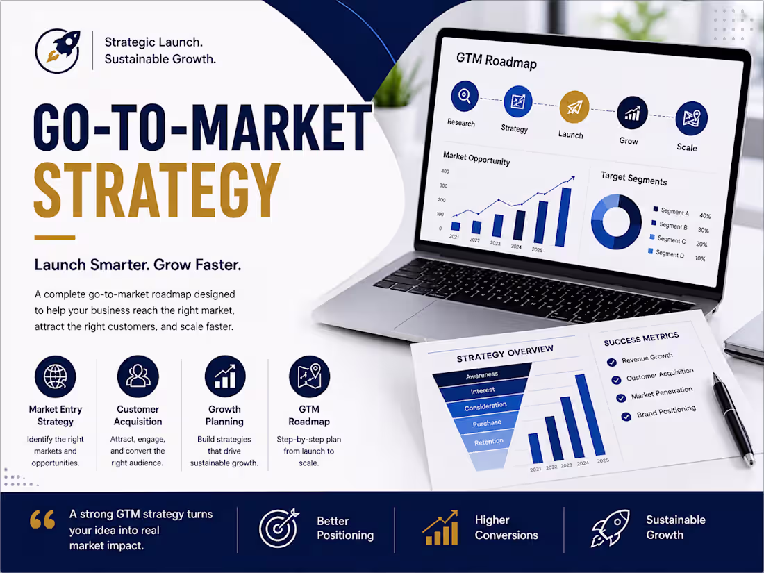 Cover image for Go-To-Market Strategy for Startups & Growing Businesses