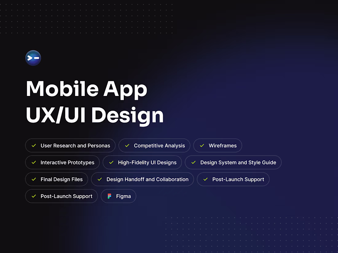 Cover image for Mobile App UX/UI Design