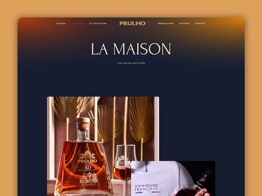 Cover image for Cognac Pruhlo Website