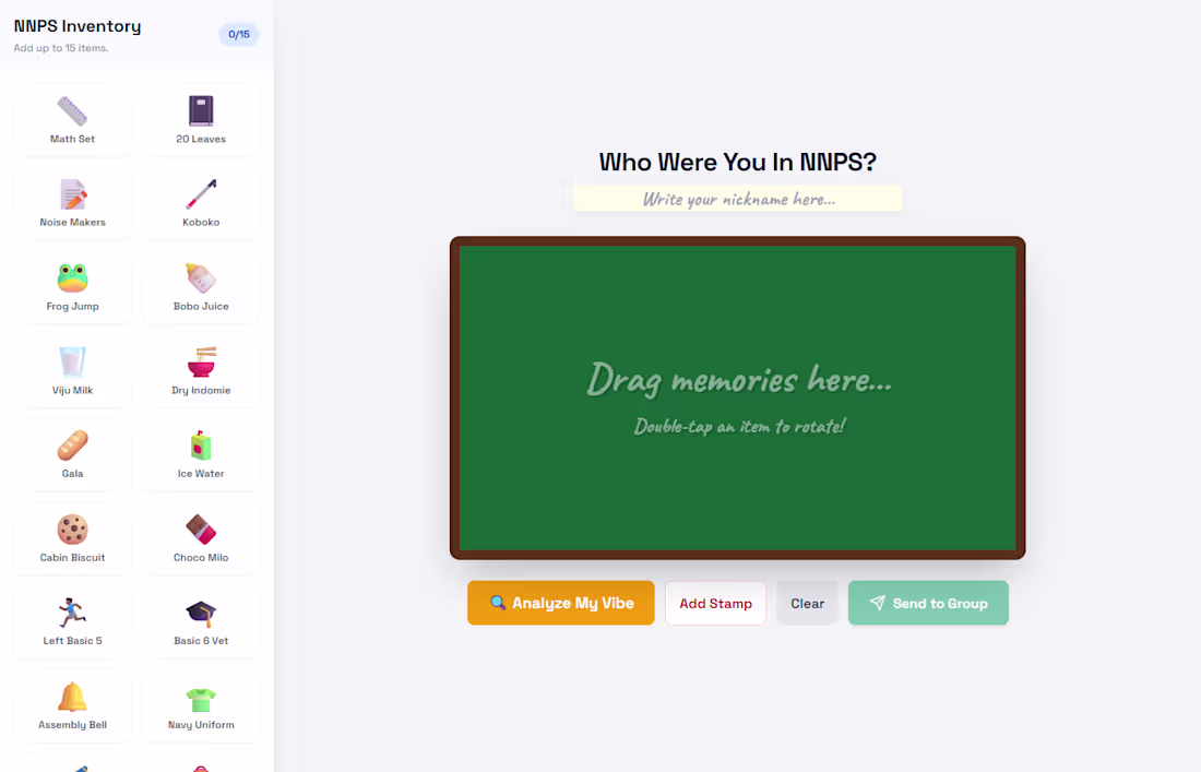 Cover image for NNPS Nostalgia Builder — AI persona generator
