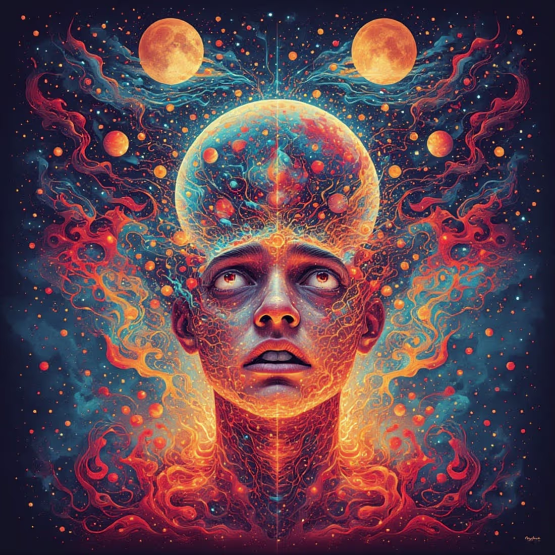 Cover image for AI generated visuals using prompts