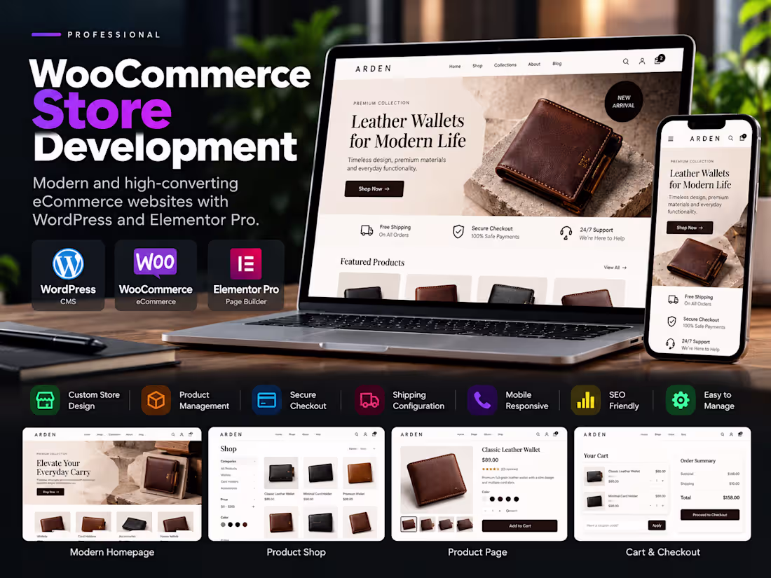 Cover image for WooCommerce Store Development & eCommerce Website Design