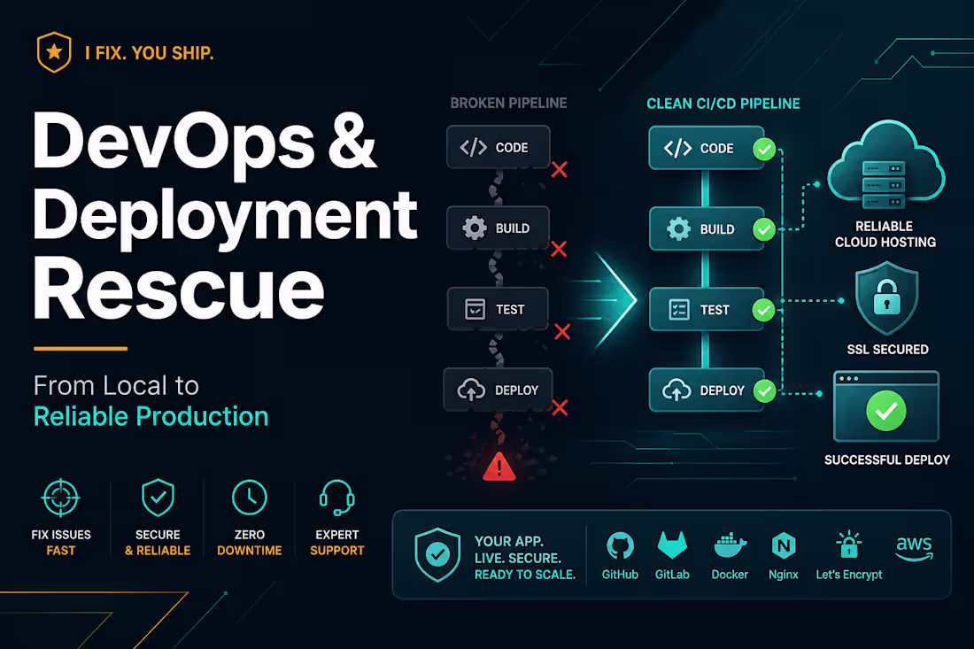 Cover image for DevOps / Deployment Rescue