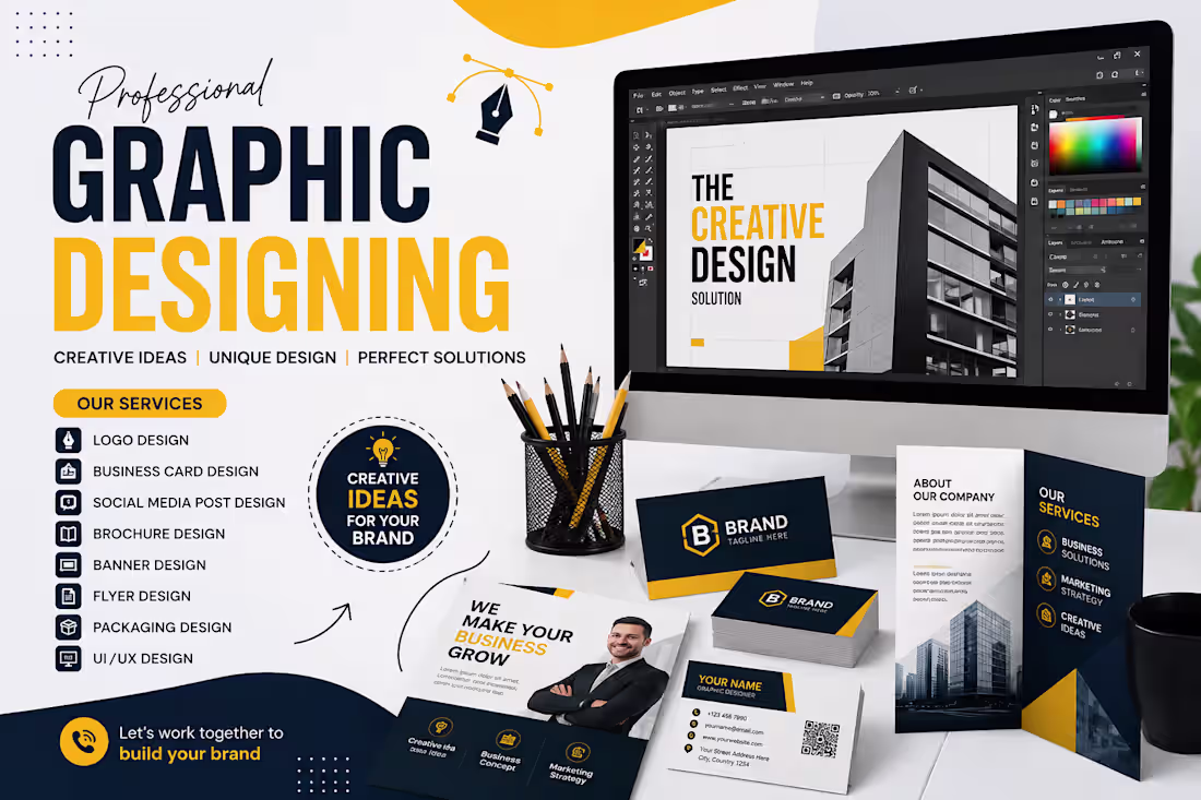 Cover image for Graphic Designing 