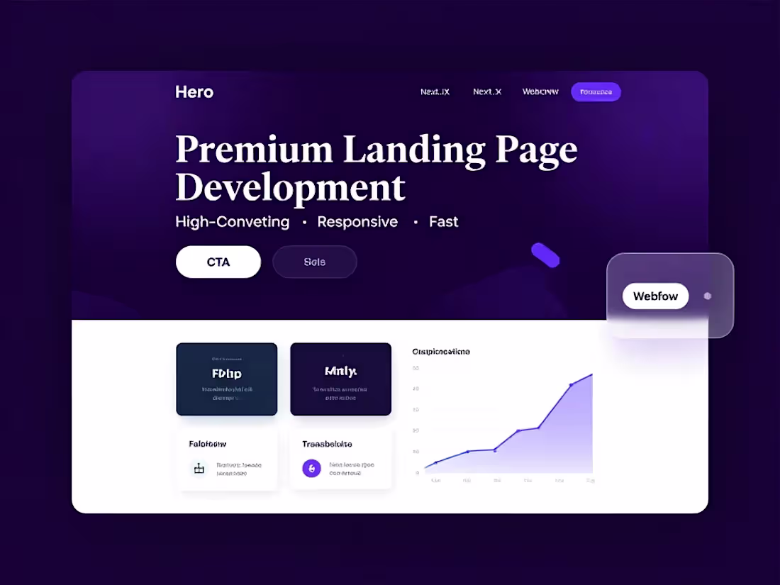 Cover image for Landing Page Development