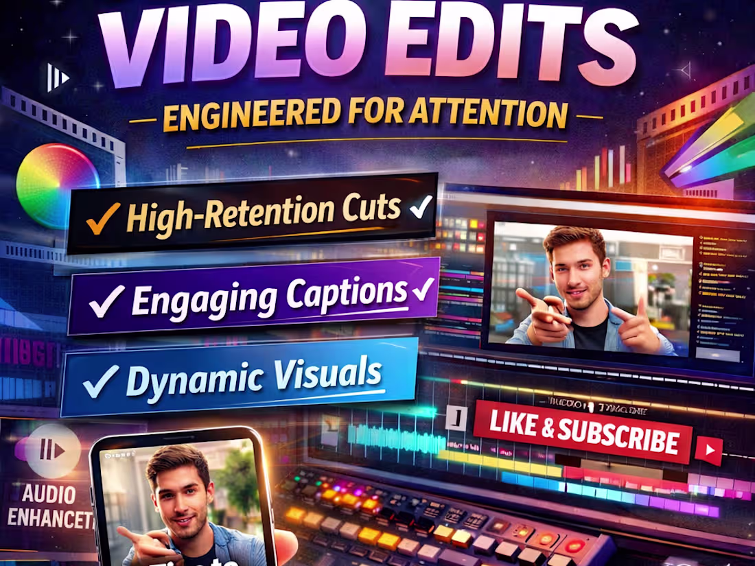 Cover image for 🚀 High-Retention Video Editing 
