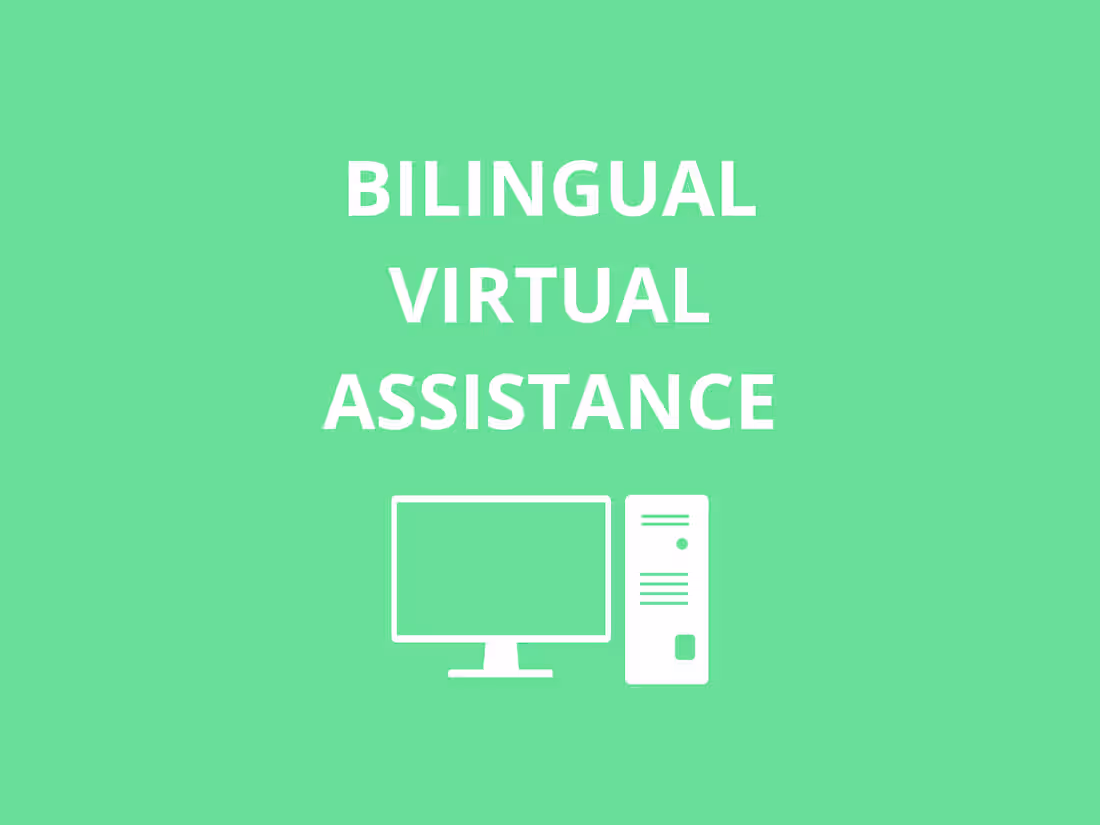 Cover image for Bilingual Virtual Assistant Services