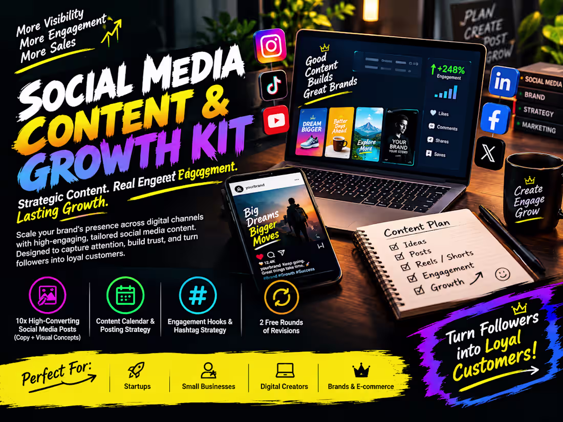 Cover image for Title: Social Media  Content