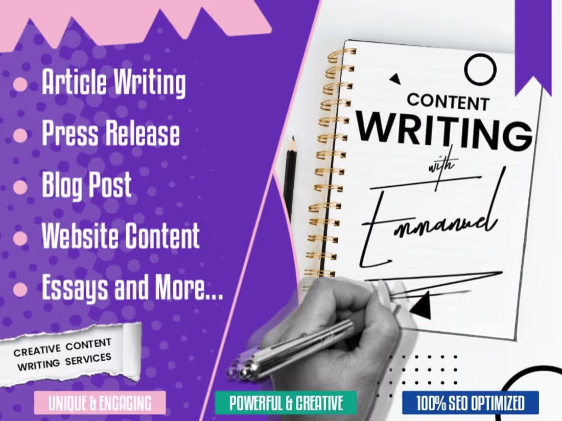 Cover image for I will write high-quality SEO articles for your brand