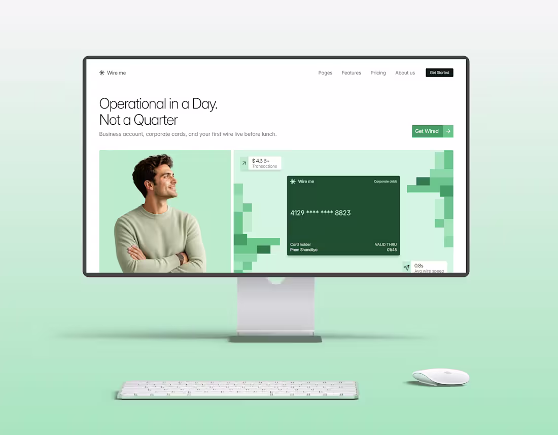 Cover image for Fintech Landing Page 
