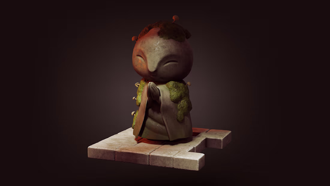 Cover image for Stylized Statue
