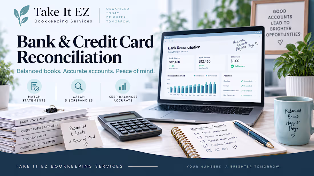 Cover image for Bank & Credit Card Reconciliation