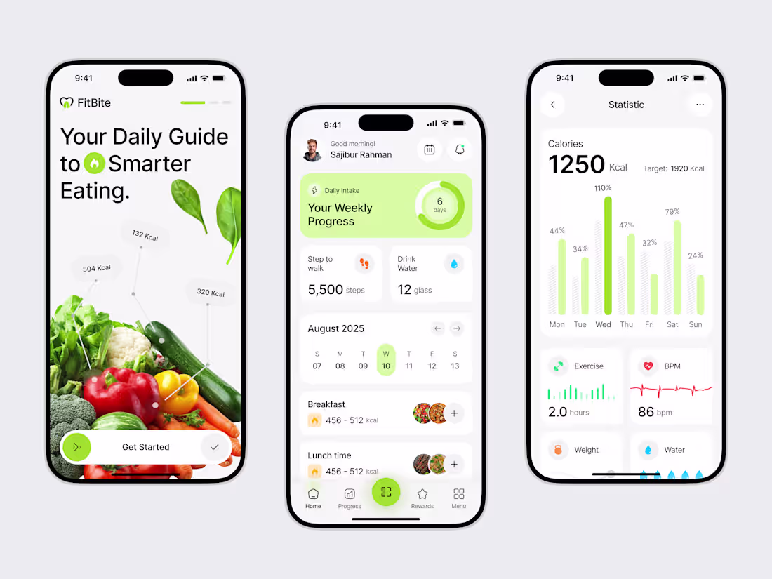 Cover image for Food Calorie App Design