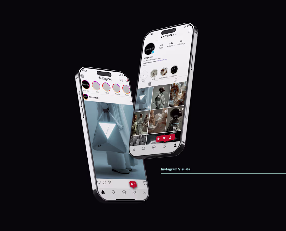 Cover image for Marketing Visuals for Fashion brand Refenzee