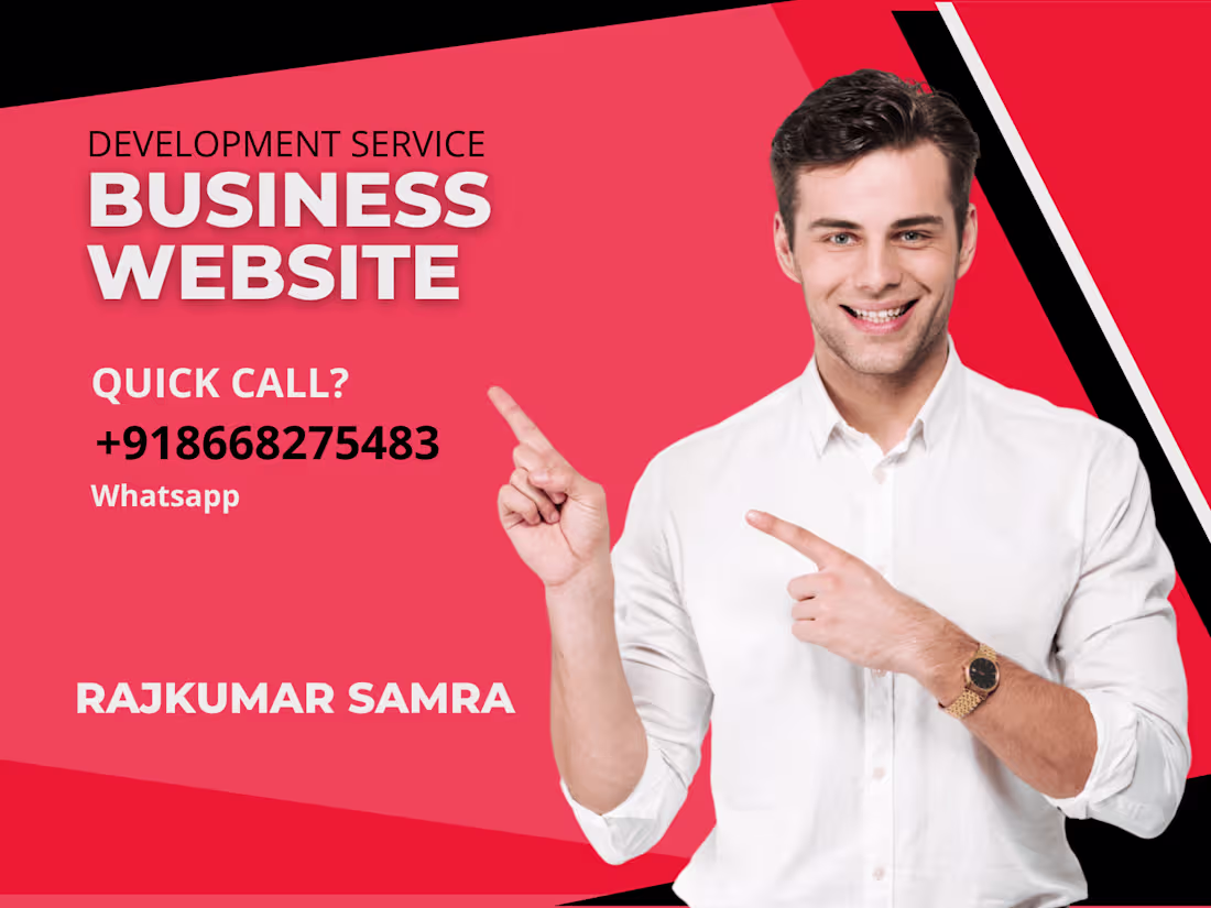 Cover image for Business Website Development with Tech Support